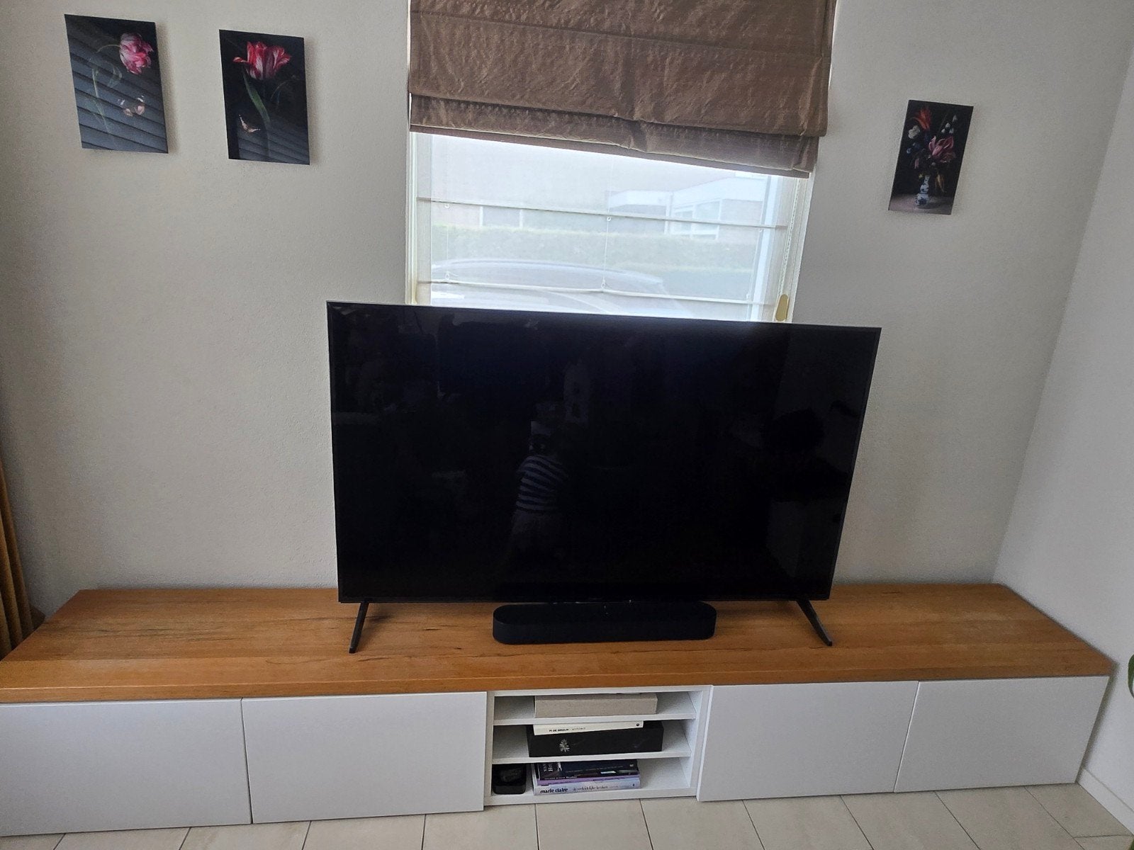 TV meubel, Ophalen, Zo goed als nieuw, 200 cm of meer, Minder dan 100 cm
