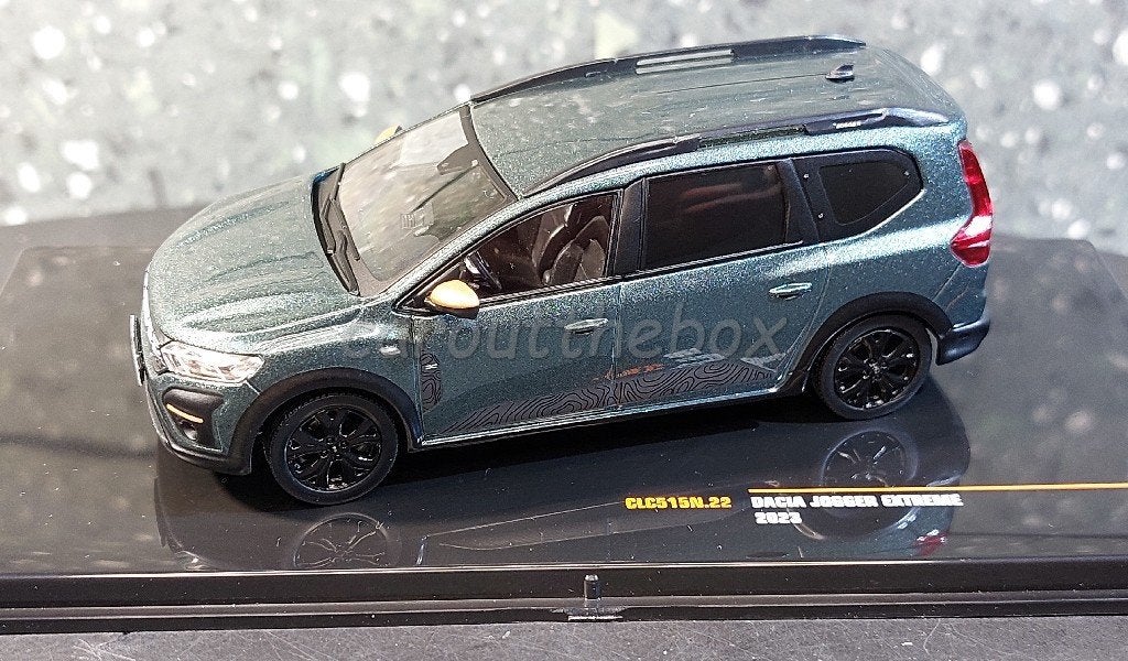 Dacia Jogger Extreme 2023 groen 1:43 Ixo V1077, Verzenden, Nieuw, Auto, Overige merken