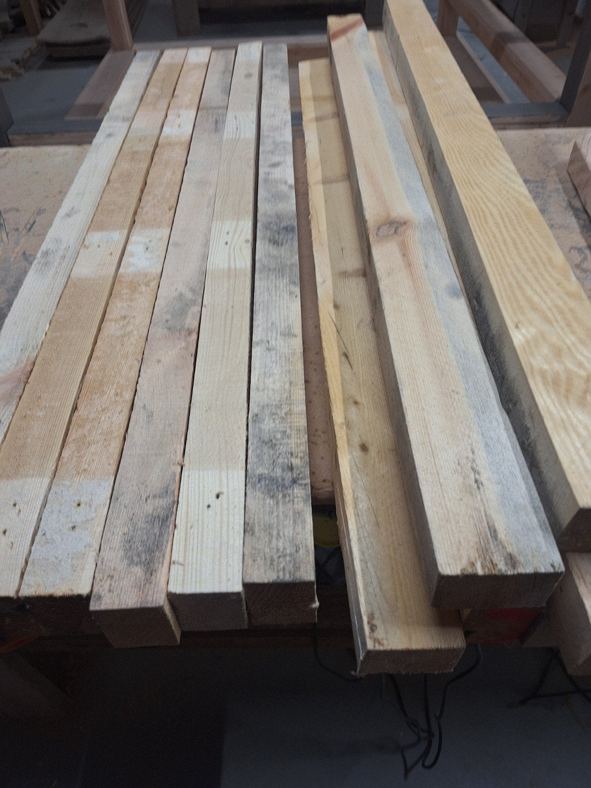 Houten balken gebruikte balken., Ophalen of Verzenden