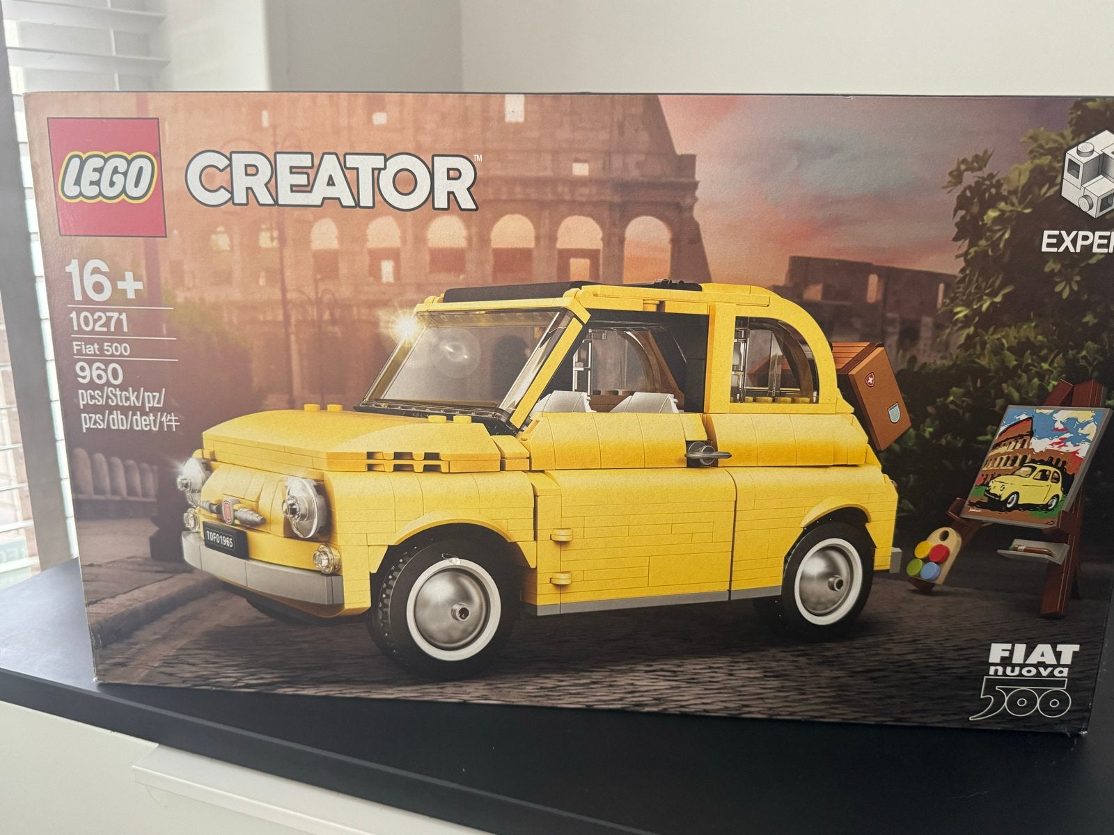 LEGO Creator Expert Fiat 500 (10271) zgan in doos, Ophalen, Nieuw
