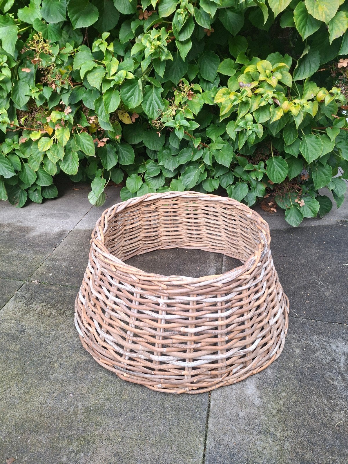 Gevlochten rieten mand voor kerstboom, Ophalen, Gebruikt, Rond, Plantenpot of Plantenbak