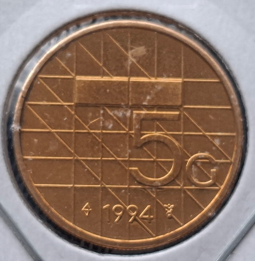 5 gulden 1994 - Beatrix, Ophalen of Verzenden, Koningin Beatrix, 5 gulden