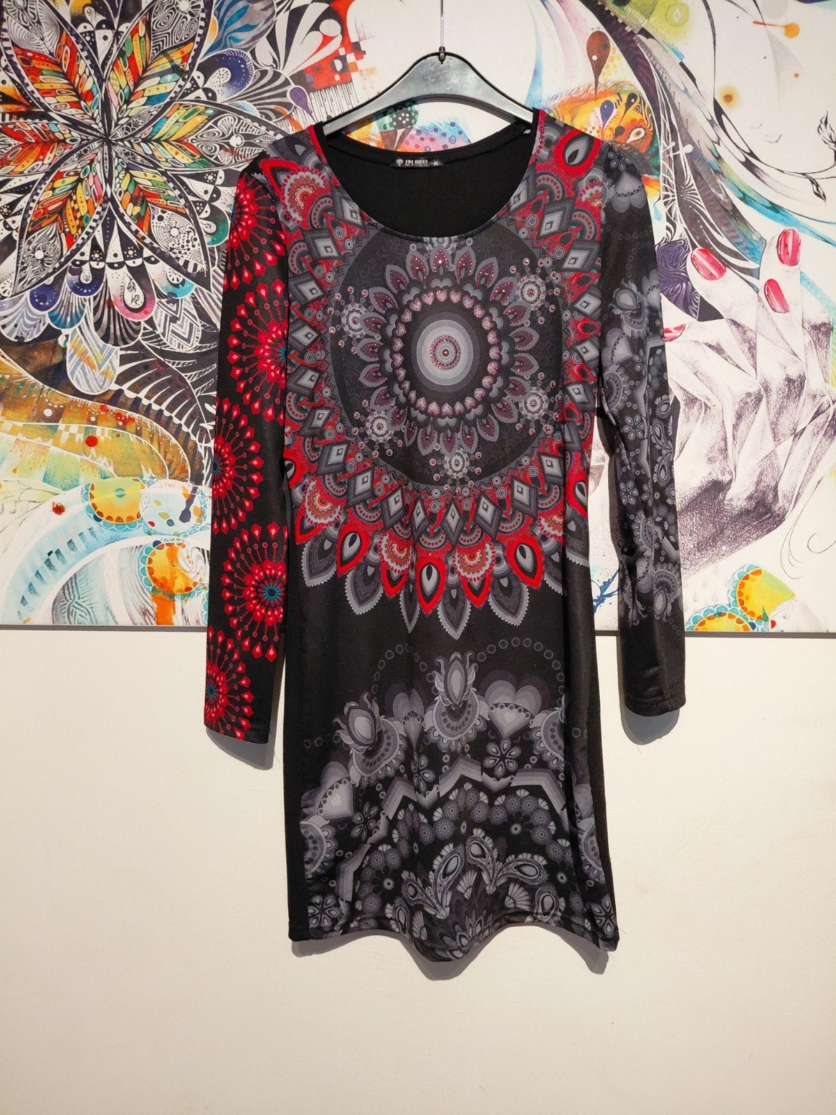 Leuk jurkje van 101 Idees, maat M/L, Kleding | Dames, Maat 38/40 (M), Zwart, Ophalen of Verzenden, Zo goed als nieuw
