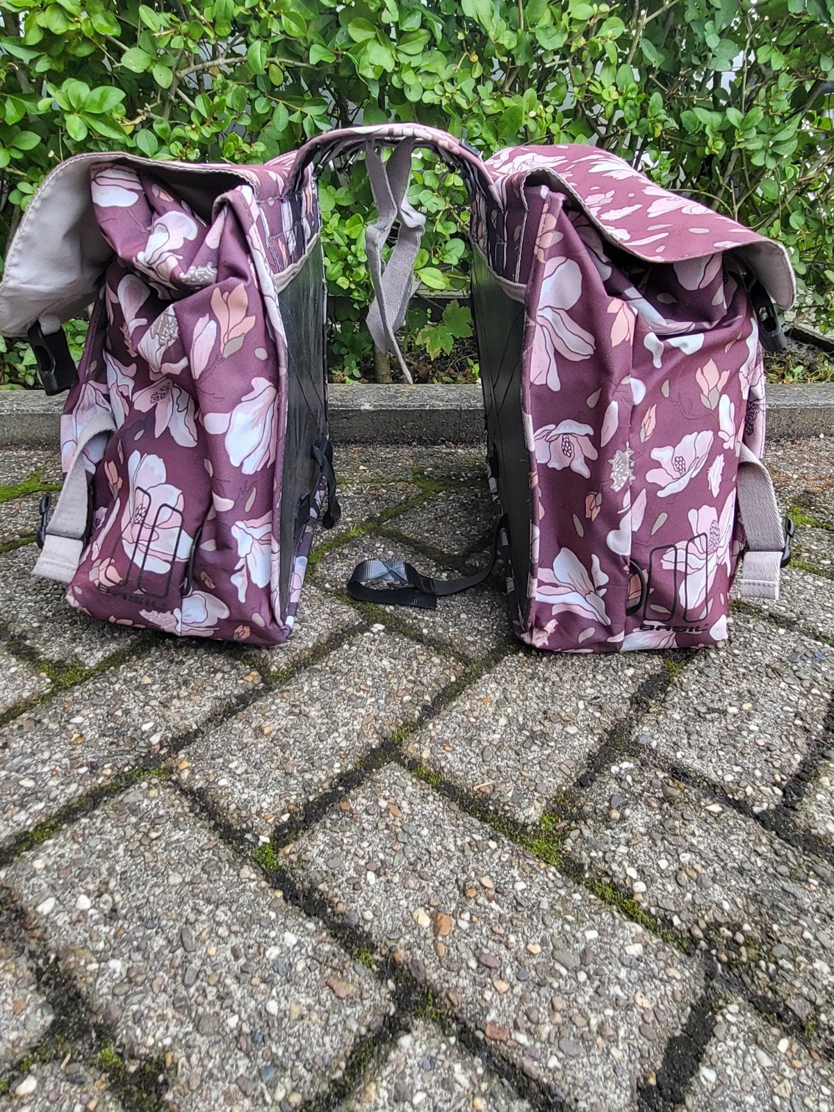 Fietstassen dubbel-  merk Basil, Ophalen, Gebruikt, Basil Urban