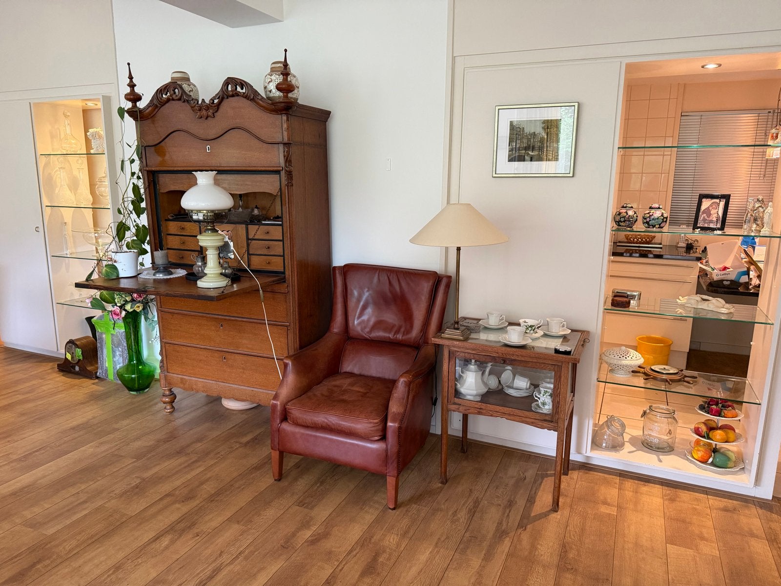 Antiek secretaire, Ophalen
