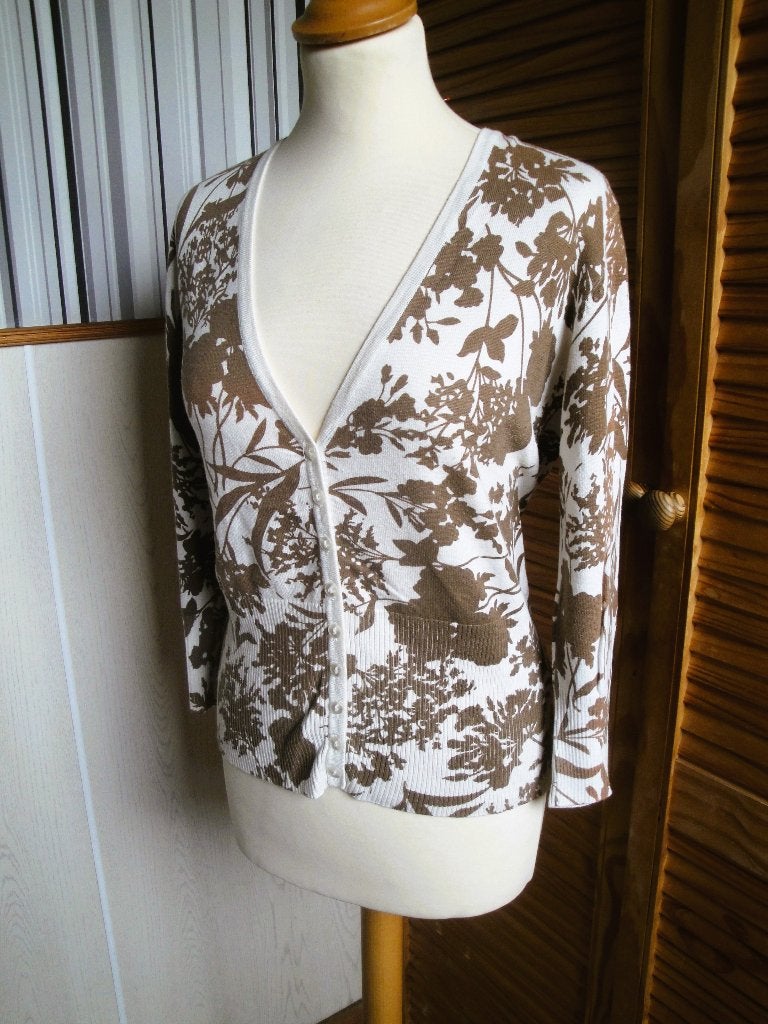 Beige/bruin vestje PROMISS maat M, Kleding | Dames, Truien en Vesten, Maat 38/40 (M), Promiss, Beige, Ophalen of Verzenden