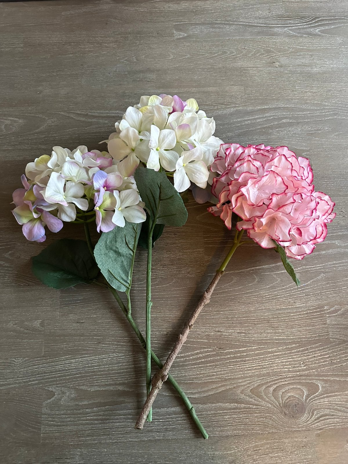 Kunstbloemen hortensia, Huis en Inrichting, Ophalen, Zo goed als nieuw