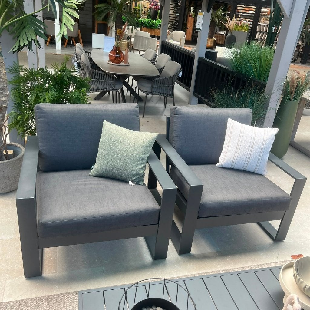 Empoli Loungeset, Ophalen, 5 zitplaatsen, Gebruikt, Aluminium