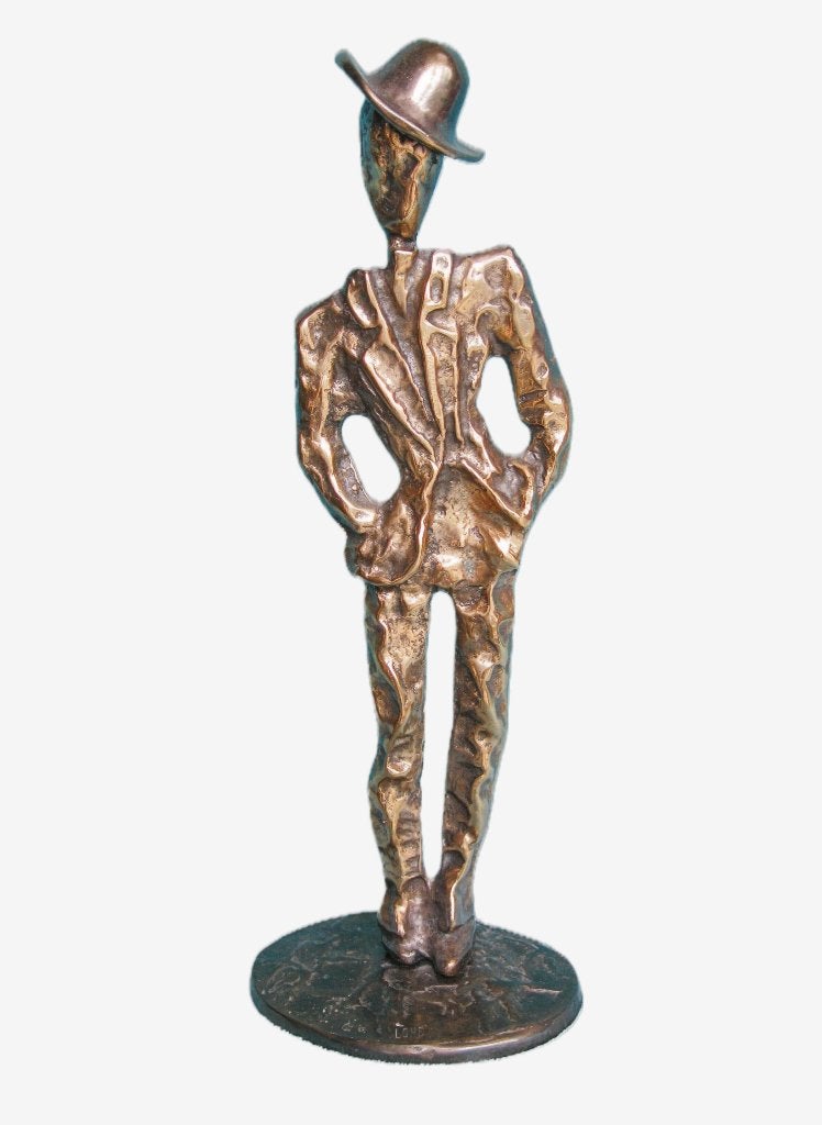 Mooie brons - bonvivant - Yves Lohe, Ophalen, Brons
