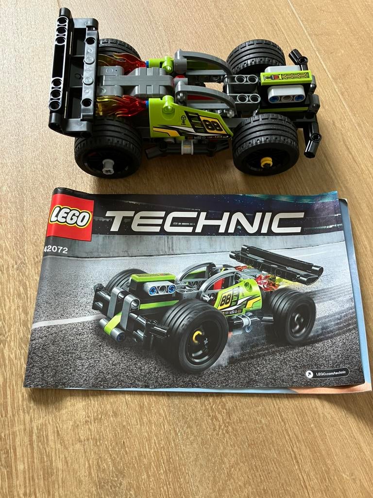 Lego technic pullback racebuggy wack 42072, Lego, Ophalen of Verzenden, Zo goed als nieuw, Complete set
