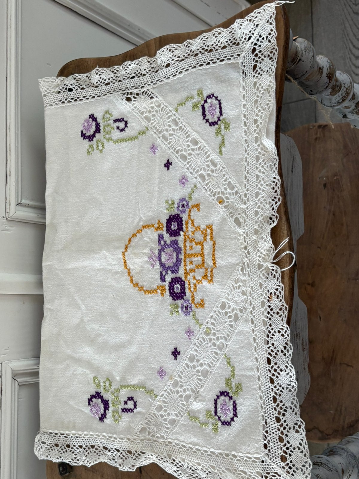 Antieke katoenen lingeriehoes, Ophalen of Verzenden