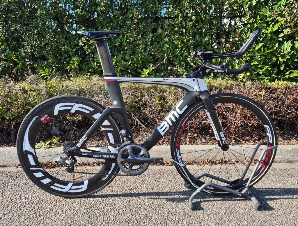 BMC TM01 Time Machine tijdritfiets, 28 inch, Gebruikt, Carbon, Velgrem