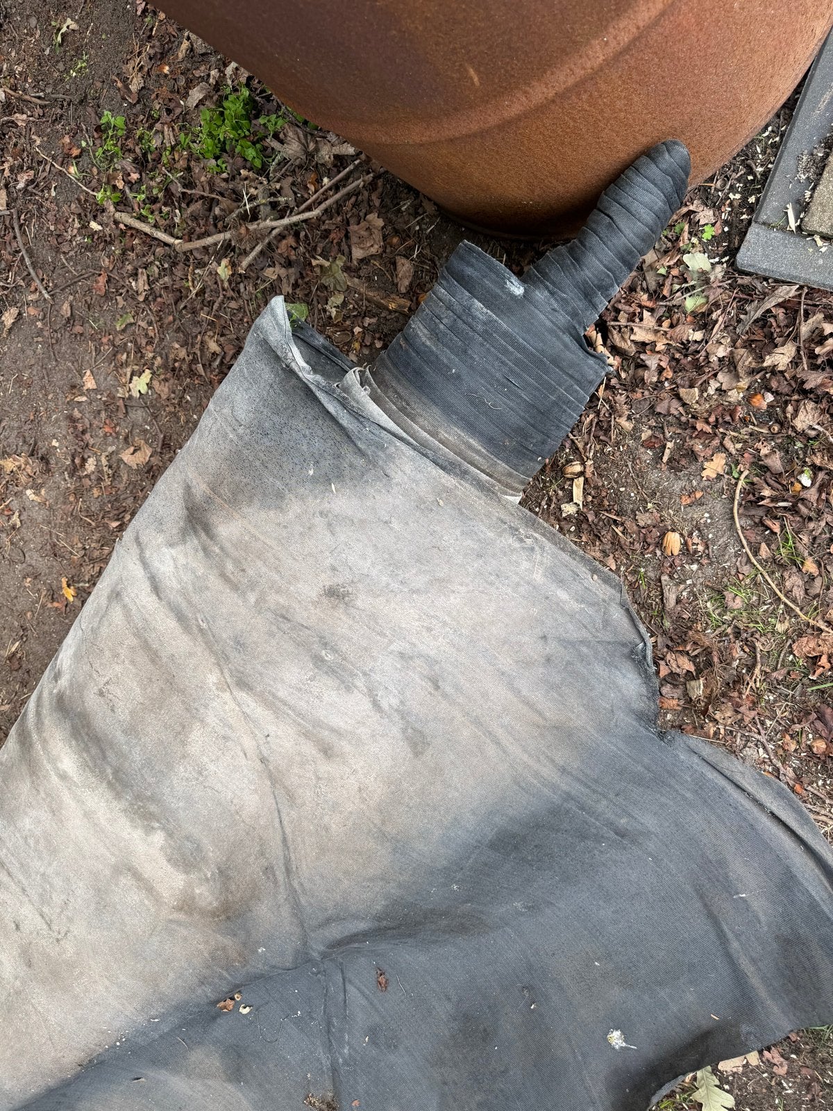 Anti wortel doek, Ophalen, Gebruikt, Hout
