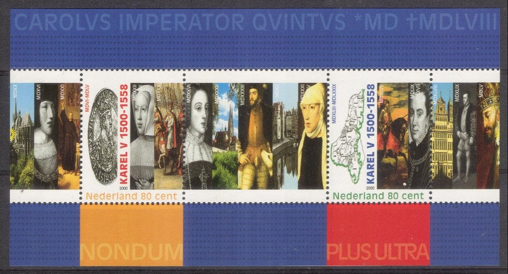 Blok (90) - Karel V - postfris, Postzegels en Munten, Postzegels | Nederland, Verzenden, Na 1940, Postfris