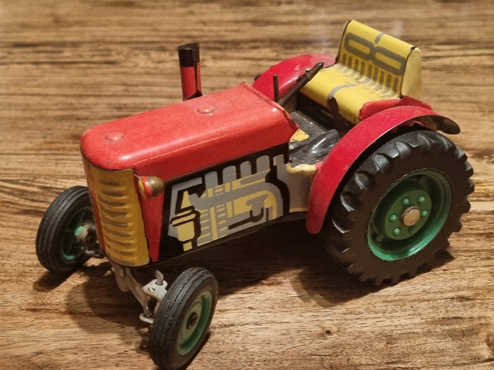 Vintage KDN / Zetor blikken tractor - Jaren 60, Ophalen of Verzenden, Gebruikt
