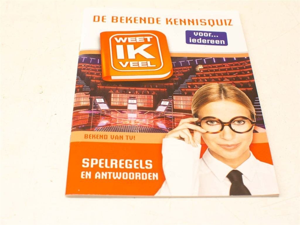 Weet ik veel de bekende kennisquiz 36300, Hobby en Vrije tijd, Gezelschapsspellen | Bordspellen, Ophalen of Verzenden, Gebruikt