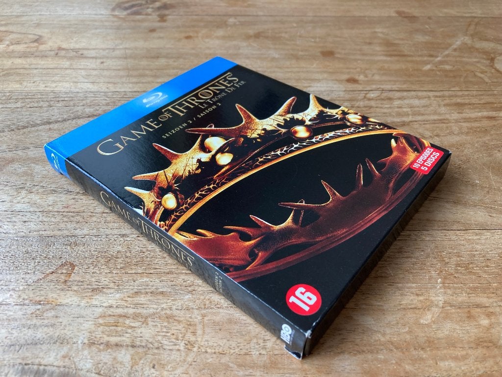 Game of Thrones Seizoen 2 Blu-Ray 5 disc ZGAN GOT, Ophalen of Verzenden, Zo goed als nieuw, Tv en Series