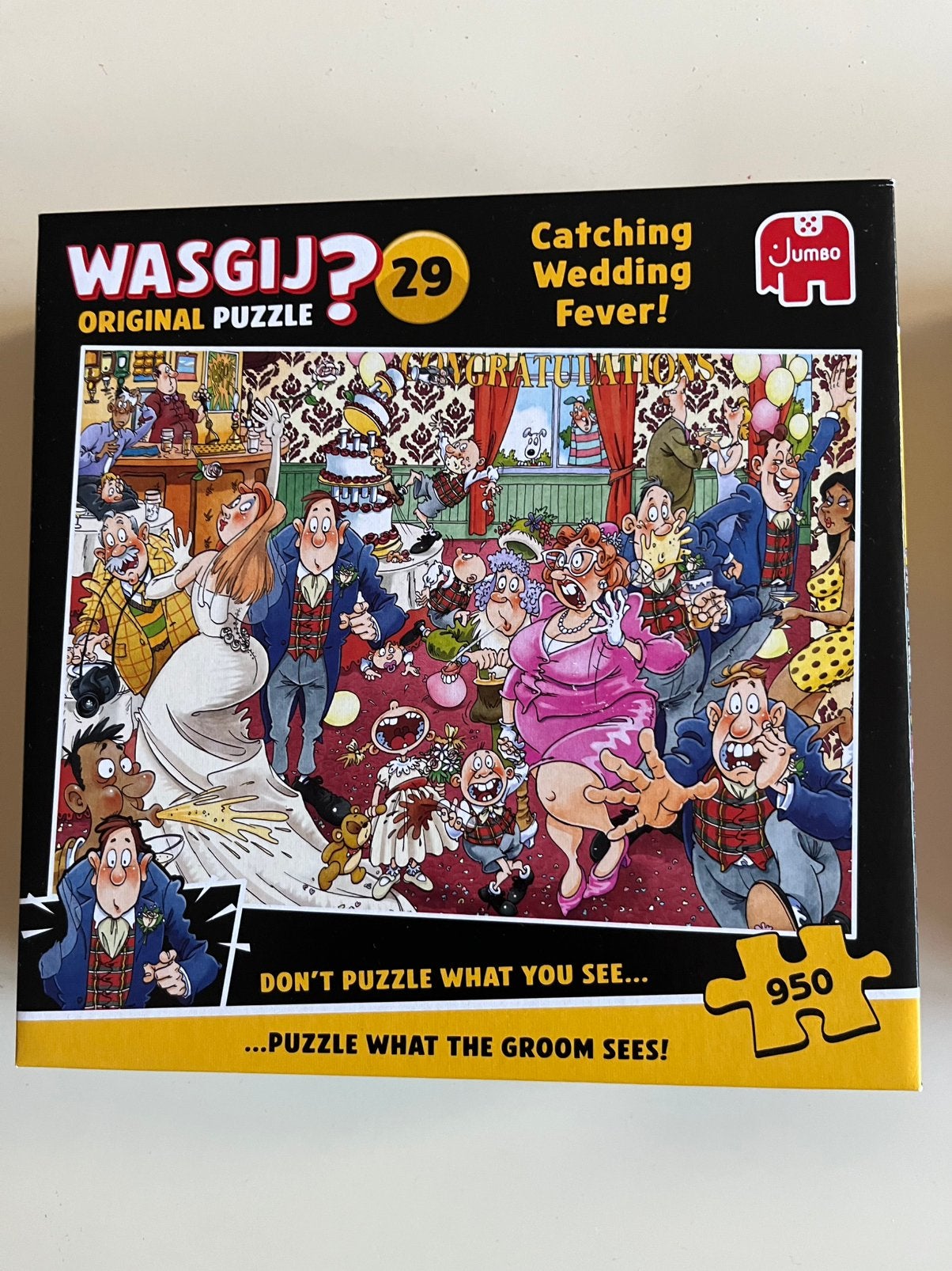 Wasgij Original 29 Catching Wedding Fever, Ophalen of Verzenden, 500 t/m 1500 stukjes, Zo goed als nieuw
