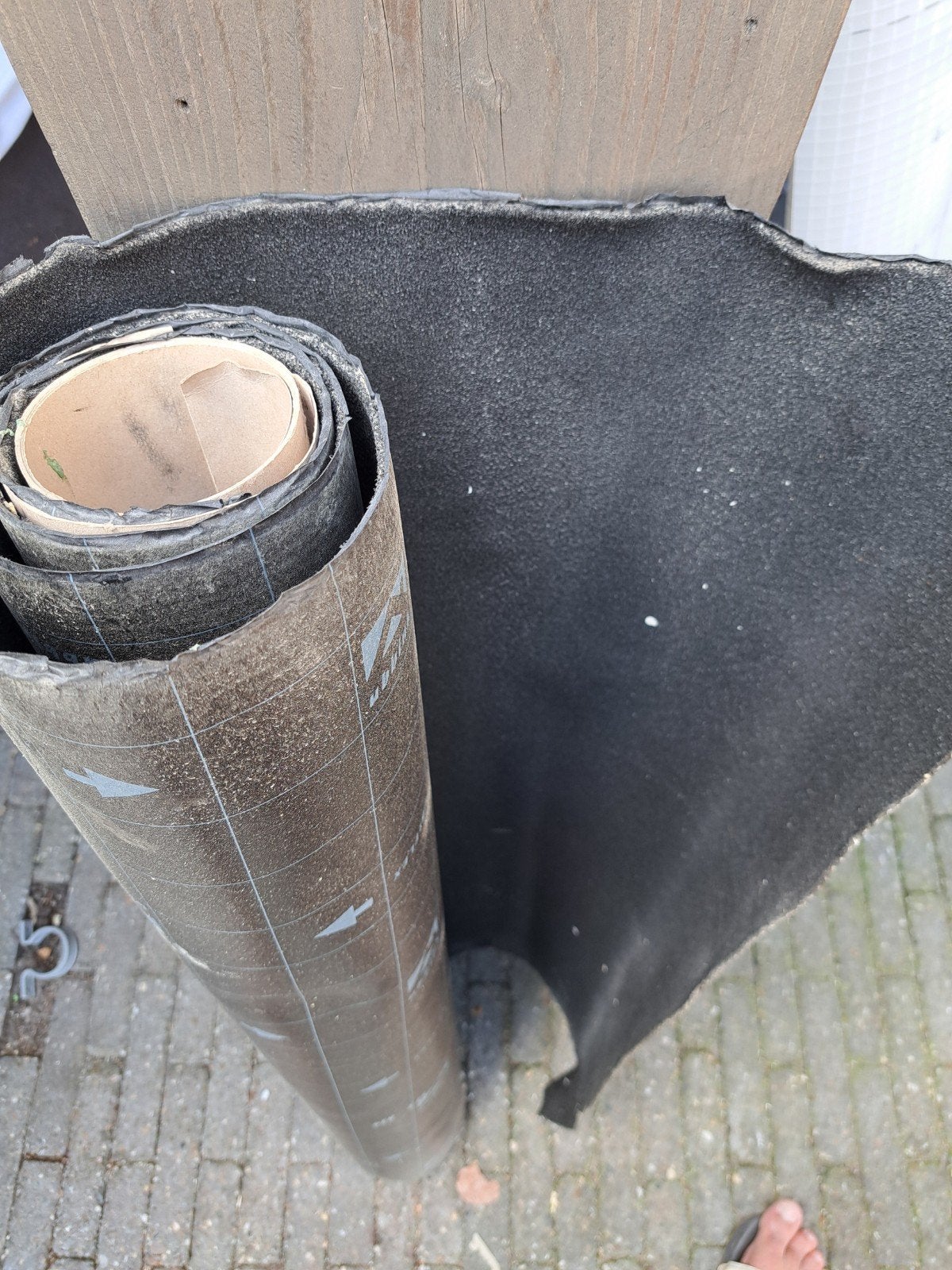 Rol ubiflex loodvervanger 1 m breed, 1,5 tot 2 meter lang, Doe-het-zelf en Verbouw, Dakpannen en Dakbedekking, Ophalen of Verzenden
