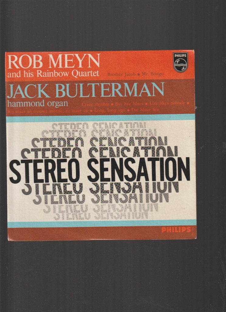 VINYL EP // ROB  MEYN  --  STEREO  SENSATION, Verzenden, 7 inch, Fotohoes, Zo goed als nieuw