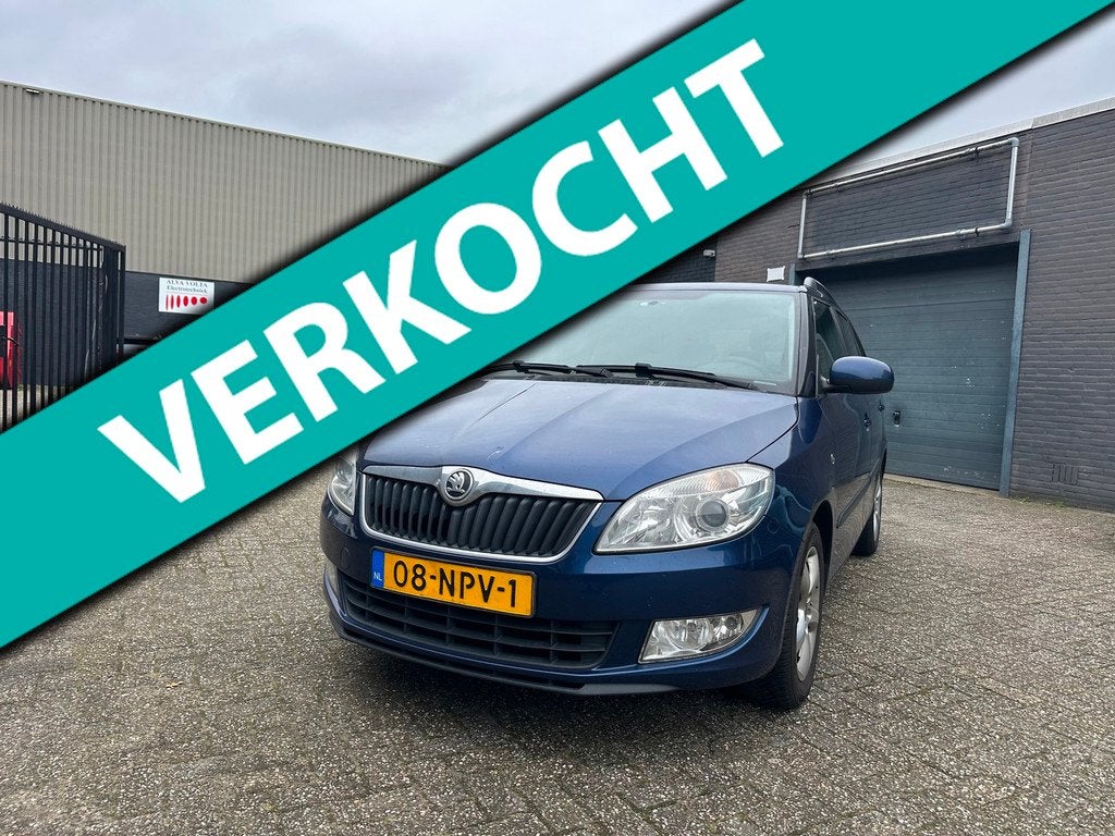 Skoda Fabia Combi 1.2 TDI Greenline Clima Cruise Navi PDC LM, Voorwielaandrijving, Euro 5, Zwart, 1199 cc