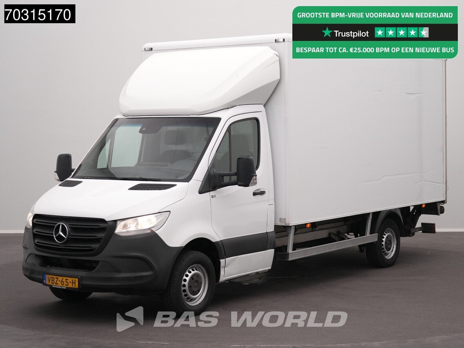Mercedes Sprinter 316 CDI Automaat D'Hollandia Laadklep Zijd, Automaat, Stof, Gebruikt, 4 cilinders