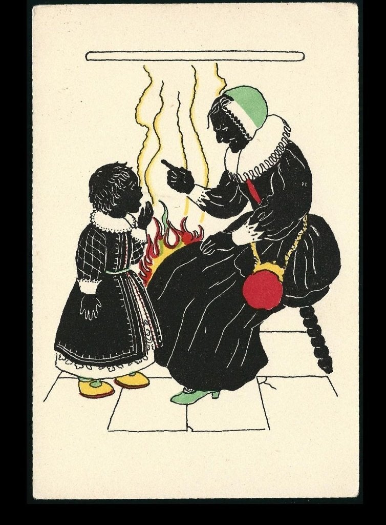 Fre Cohen Silhouetkaart nr 560 V03, Ophalen of Verzenden, 1920 tot 1940, Ongelopen, Overige thema's