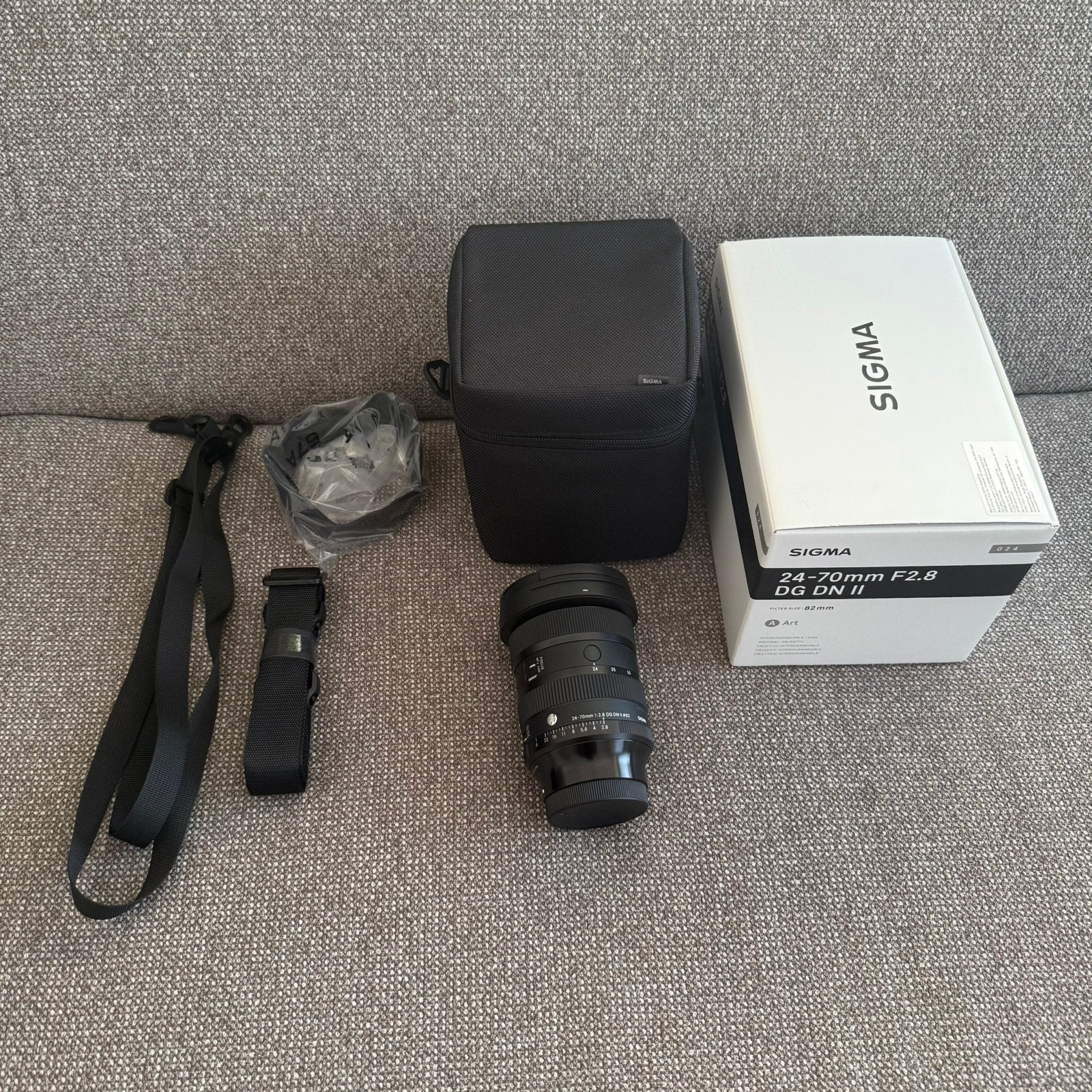 Sigma 24-70mm f/2.8 DG DN II Art Sony E-mount objectief, Audio, Tv en Foto, Sony E-mount, Ophalen of Verzenden, Zo goed als nieuw
