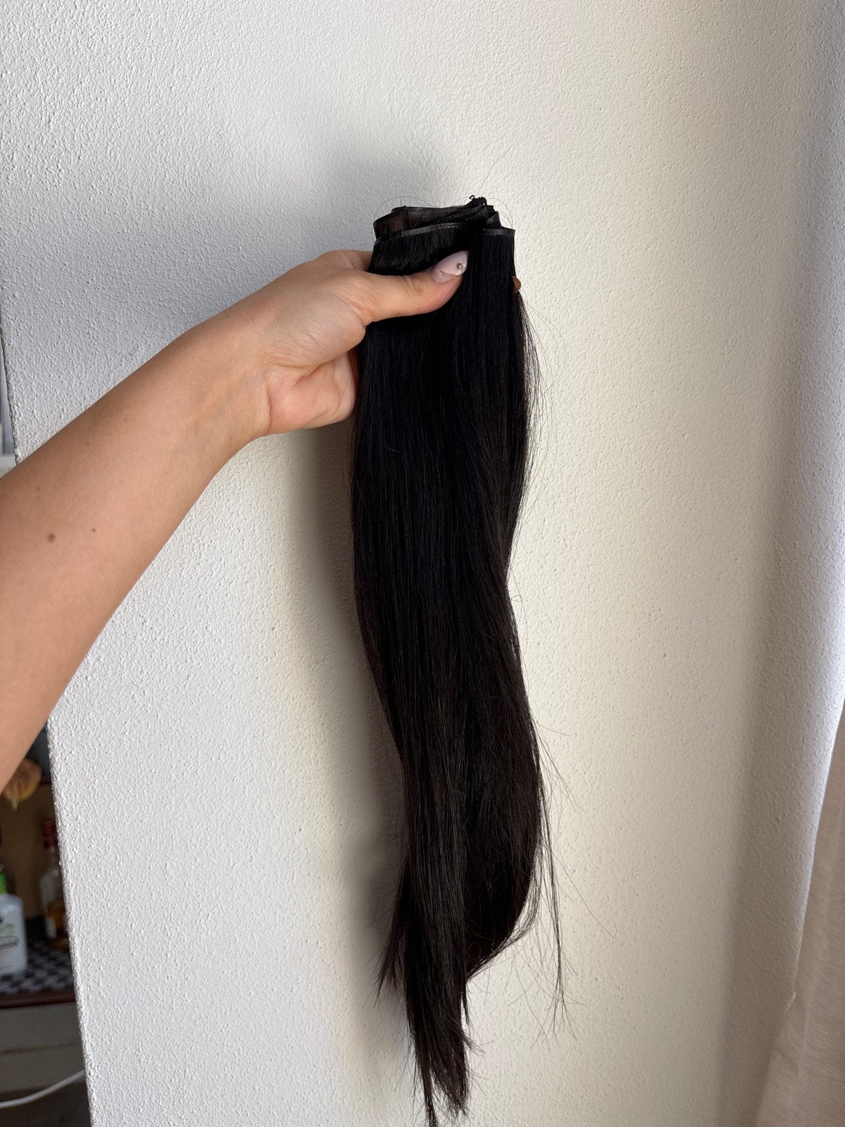 weft extensions 40cm 80gram, Ophalen of Verzenden, Nieuw, Pruik of Haarverlenging