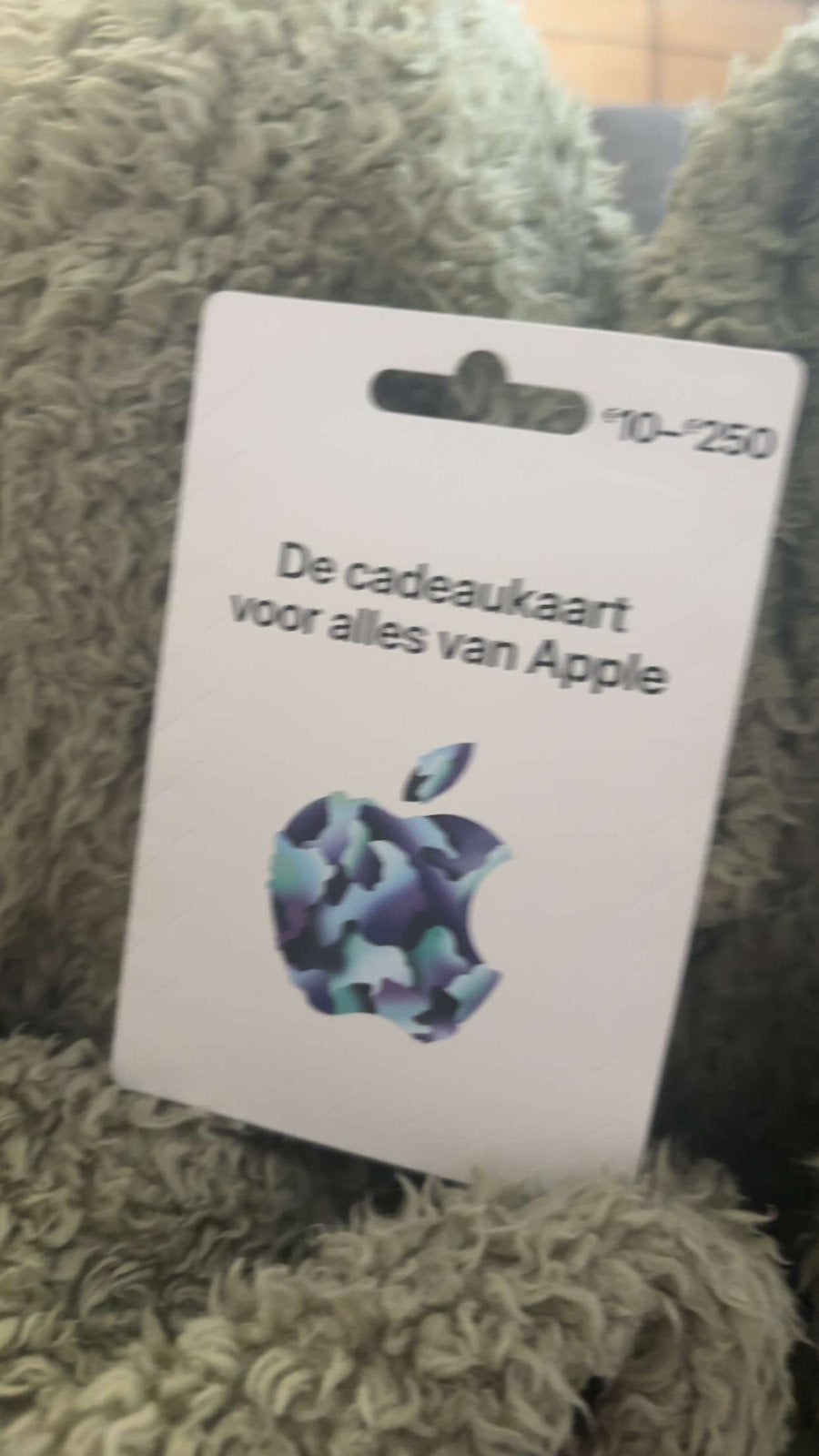 Apple Gift card, Ophalen of Verzenden, Nieuw