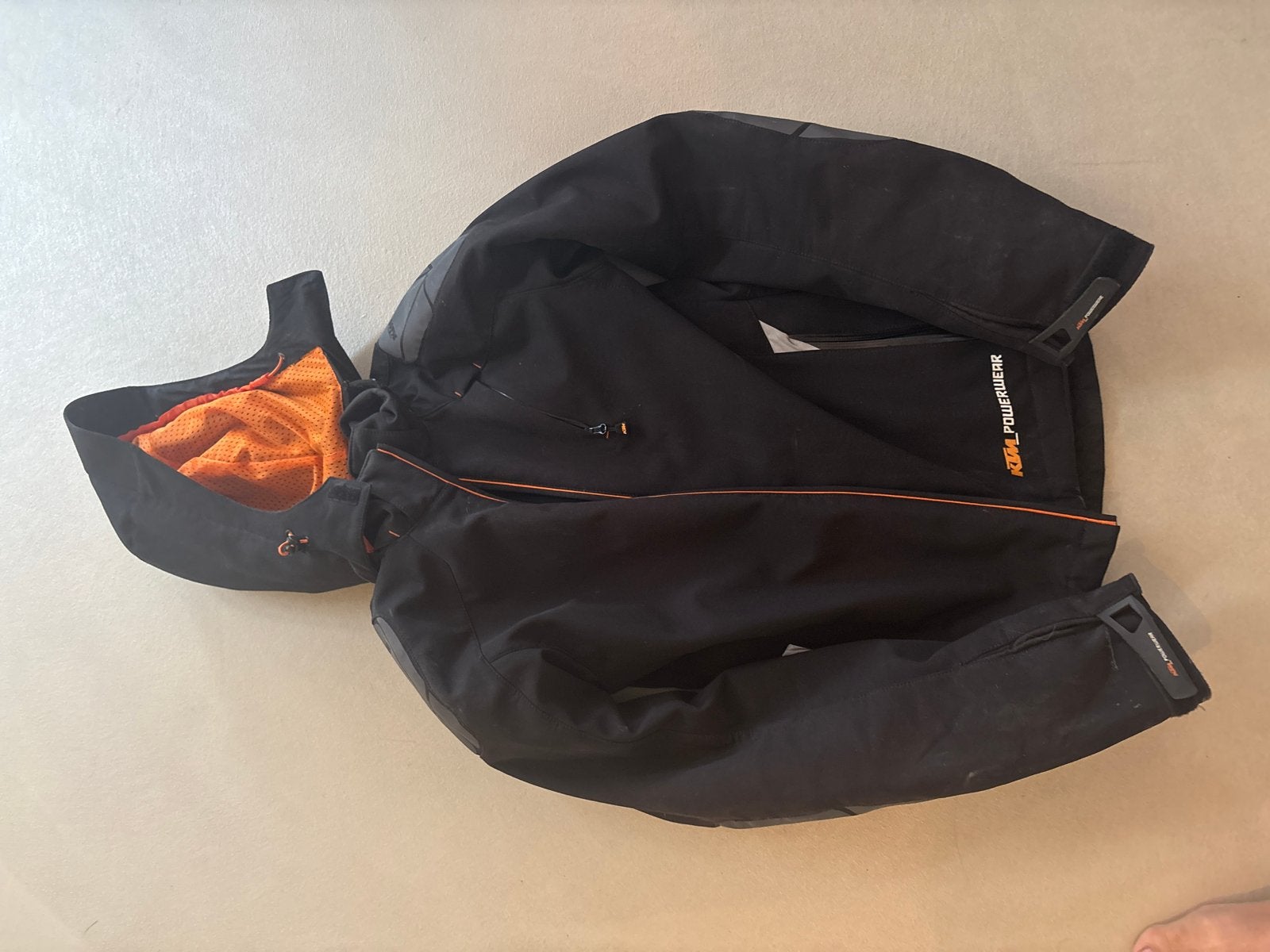 KTM Dames Motorjas Maat L - Zwart/Oranje, Motoren, Kleding | Motorkleding, Ophalen of Verzenden, Tweedehands, Dames, Jas | textiel