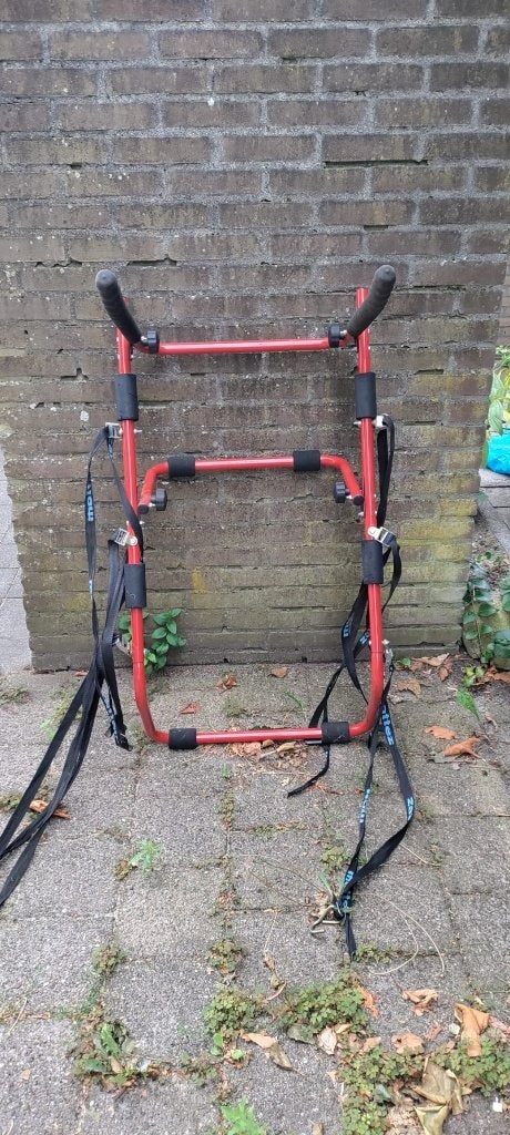 Fietsendrager achterklep (geen trekhaak nodig), Ophalen, 2 fietsen, Gebruikt, Achterklepdrager