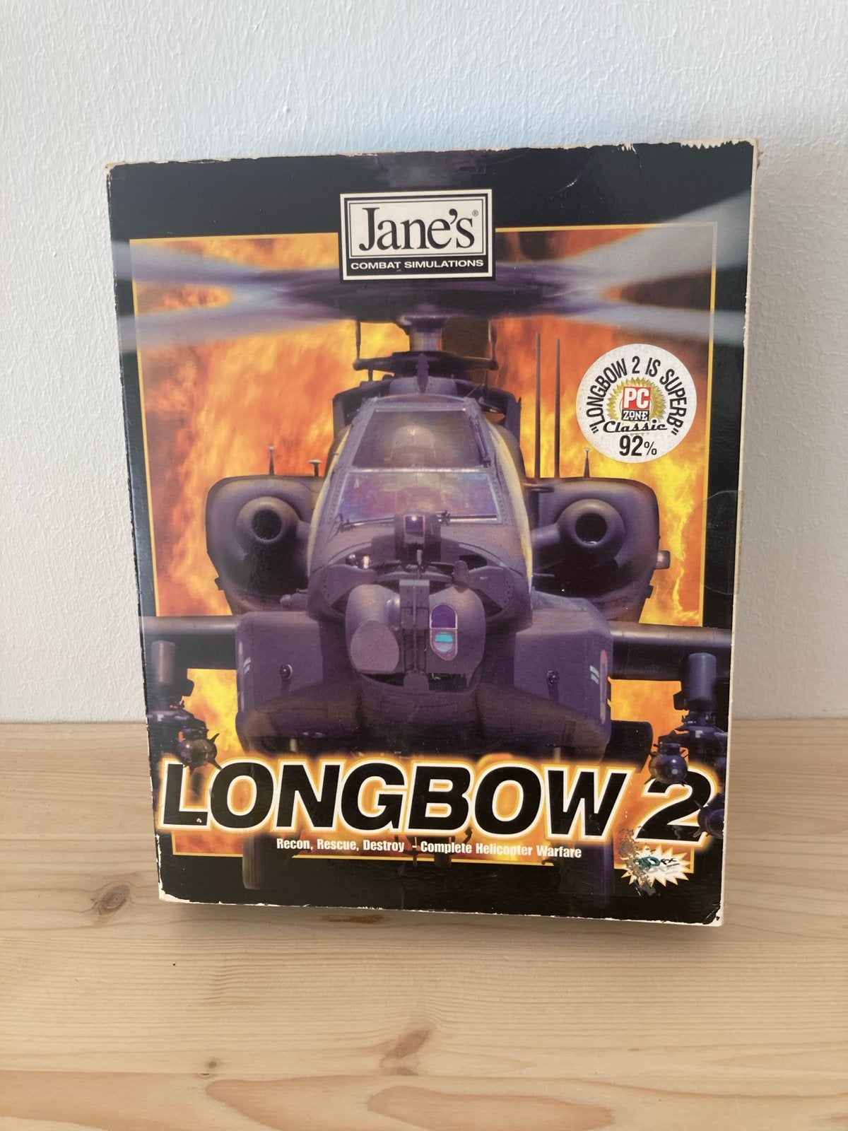 Jane's Longbow 2 PC CD-ROM - Combat Simulatie, Online, Gebruikt, Ophalen of Verzenden, 3 spelers of meer