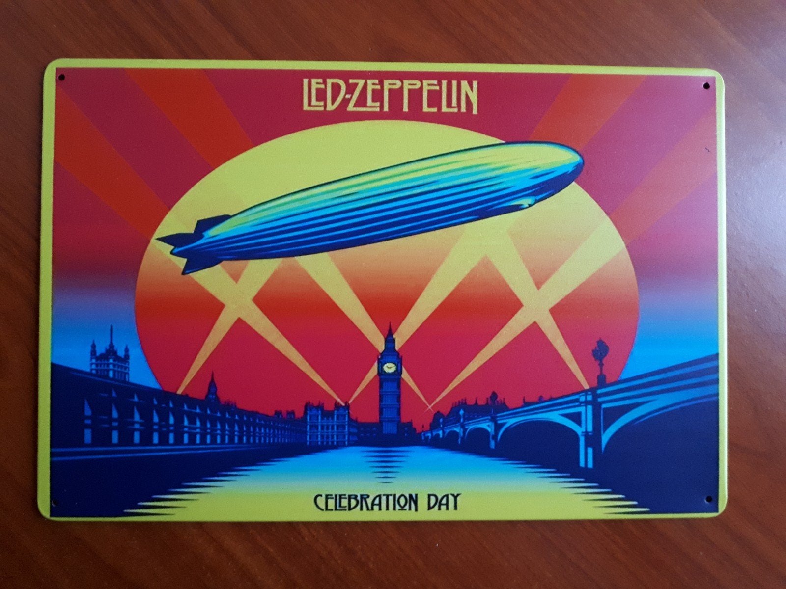 Led Zeppelin 20x30 cm Metalen Reclamebord, Ophalen of Verzenden, Nieuw
