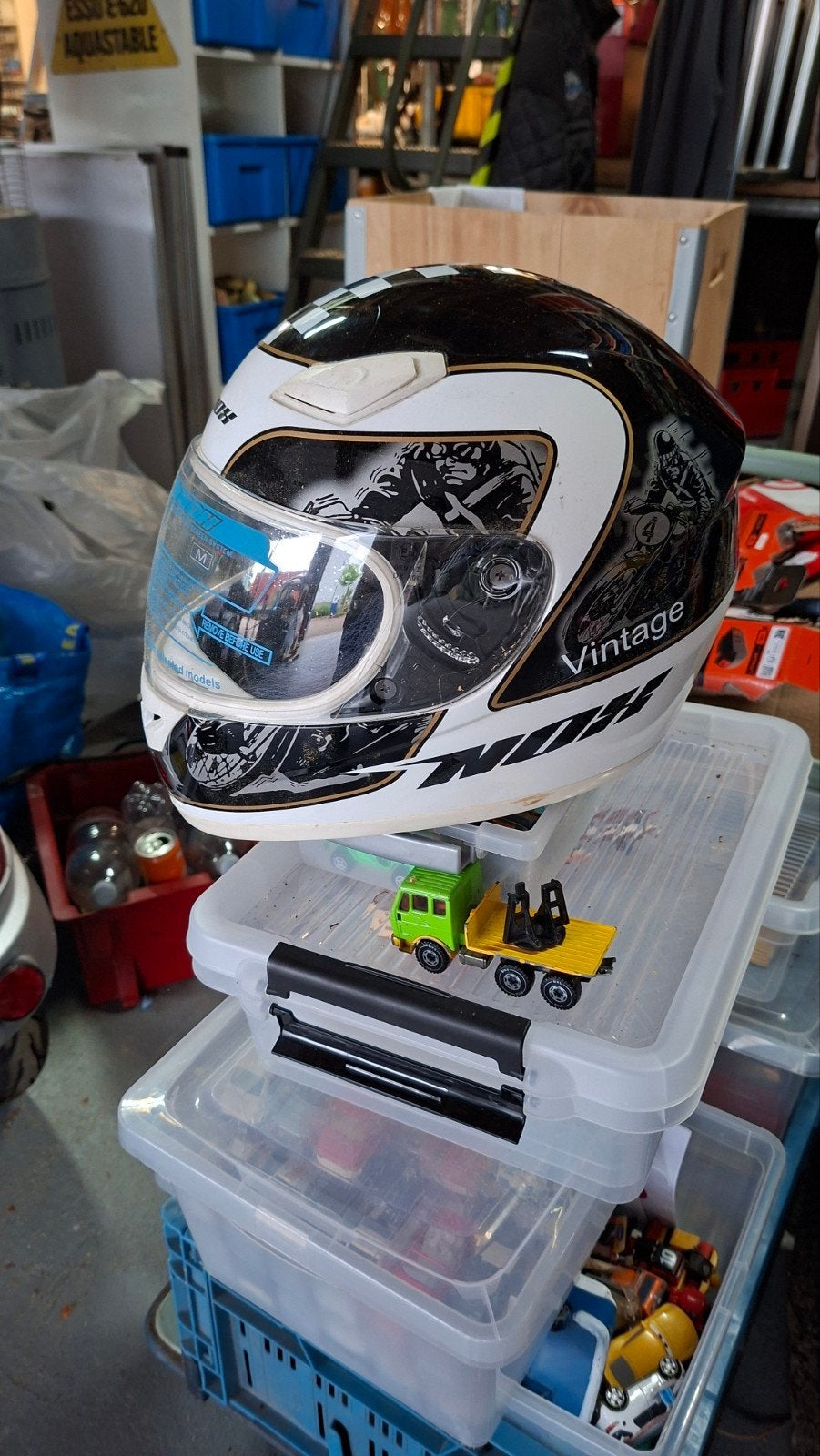 Nox Vintage Integraalhelm Maat M - Nieuw, Motoren, Kleding | Motorhelmen, Ophalen of Verzenden