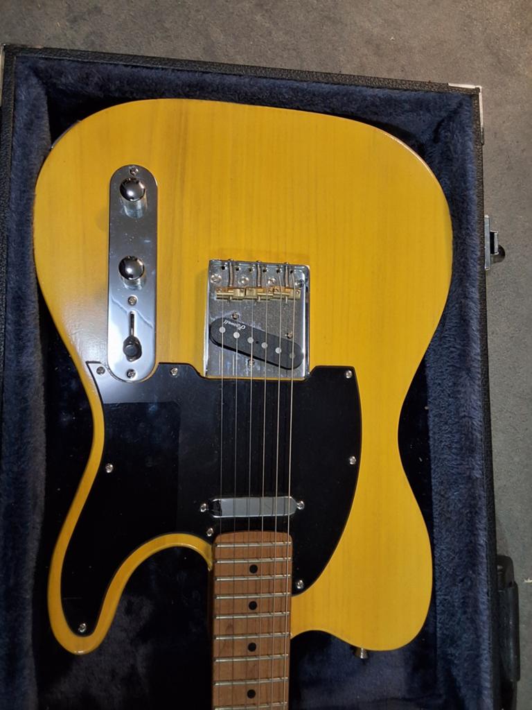 Zeer mooie partscaster met lichtgewicht Paulownia body, Ophalen of Verzenden, Zo goed als nieuw, Solid body, Overige merken