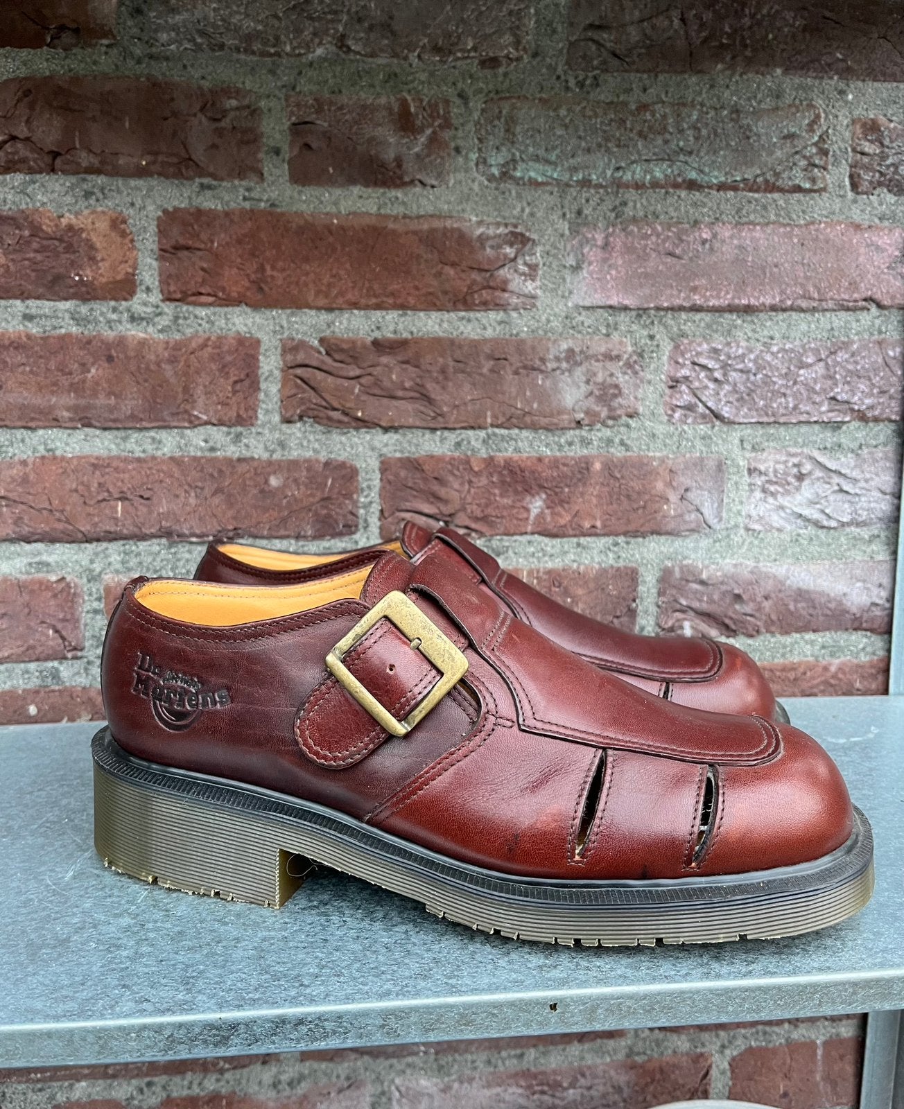 Dr. Martens 8355 MIE Monk strap maat Uk 8/ Eu 42, Kleding | Heren, Schoenen, Loafers, Dr. Martens, Docs, Bruin