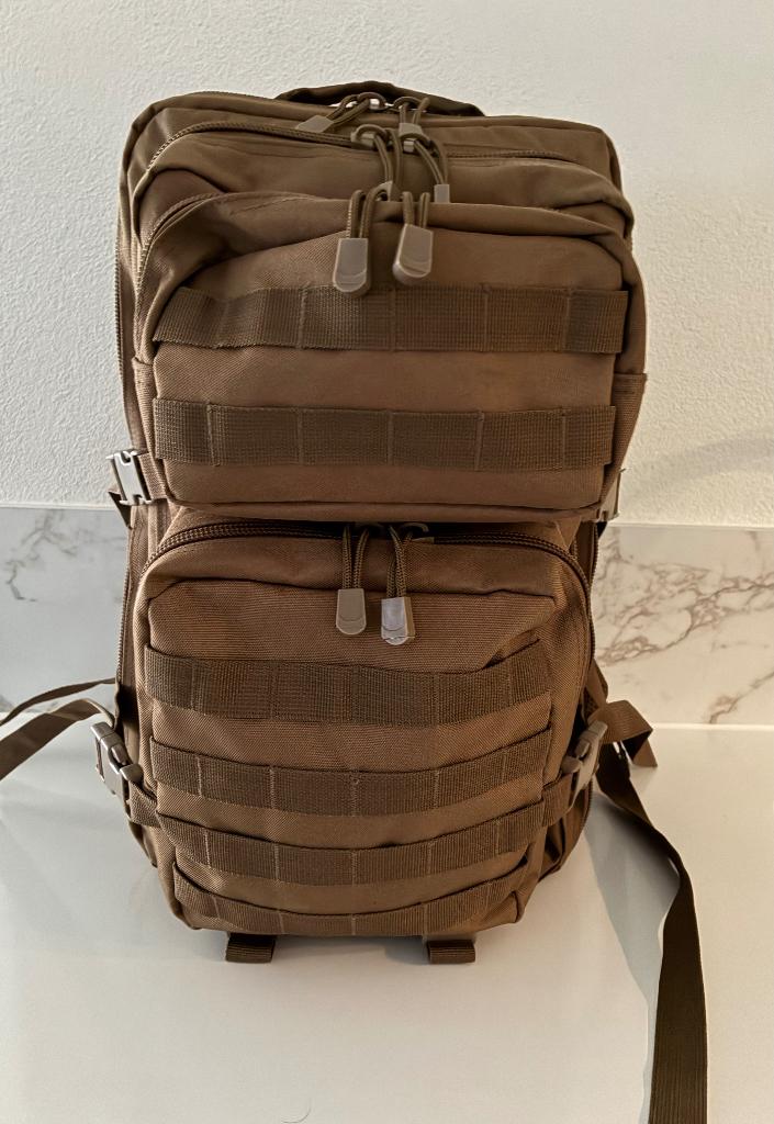 101inc Rugzak Mountain 45ltr Coyote, 25 tot 40 cm, Ophalen of Verzenden, Zo goed als nieuw, Trekking