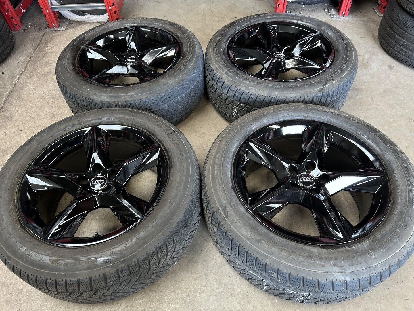 ✅ Diversen 19 inch originele velgen + winterbanden Audi Q7, Auto-onderdelen, 19 inch, Gebruikt, 255 mm, -