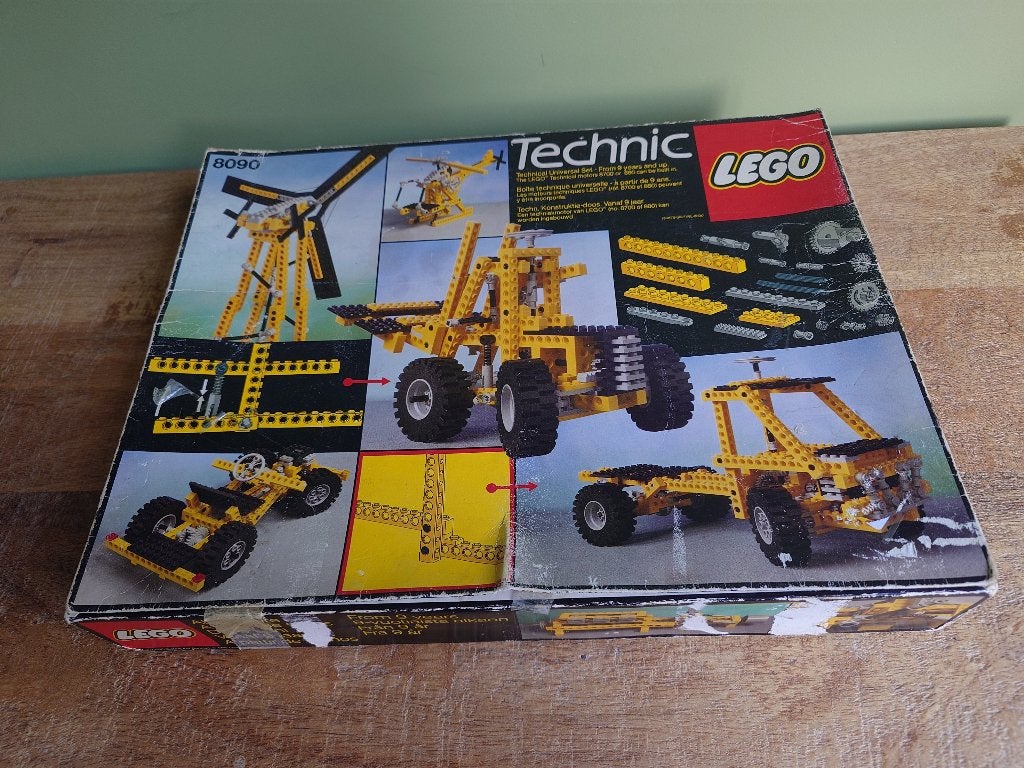 Lego Technic 8090 Universal Building Set – met doos, Compleet, Gebruikt, Lego, Ophalen of Verzenden