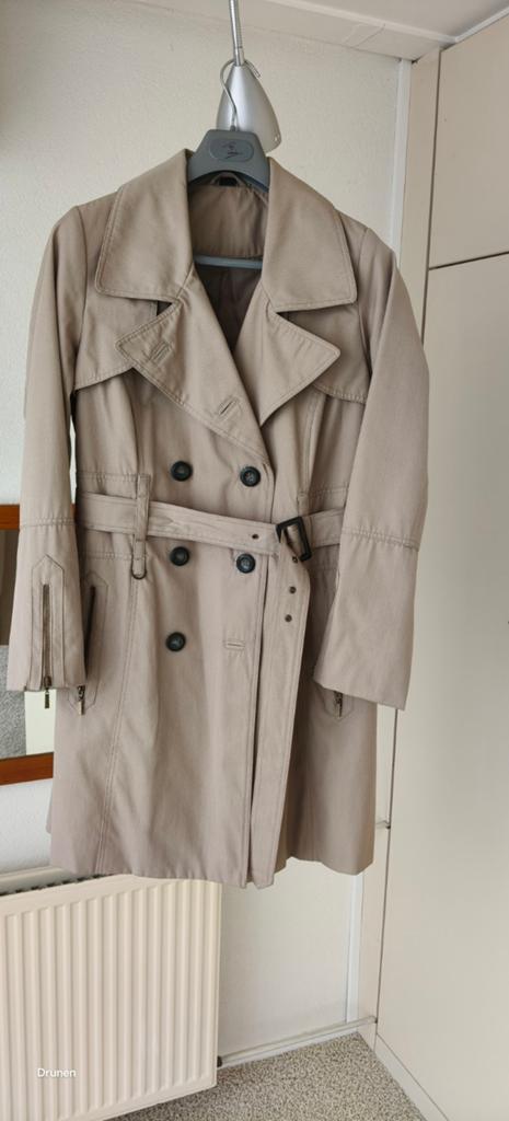M&S Mode Trenchcoat Maat 42 - Zo goed als nieuw, Beige, Maat 42/44 (L), Ophalen of Verzenden, Zo goed als nieuw