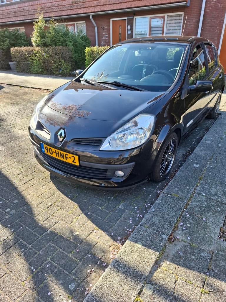 Renault Clio 1.2 TCE 5-DRS 2009 Zwart, Auto's, Renault, Particulier, Clio, Benzine, B, Hatchback, Handgeschakeld, Origineel Nederlands