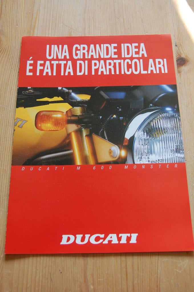 Ducati 600 Monster, Motoren, Handleidingen en Instructieboekjes, Ducati, Ophalen of Verzenden