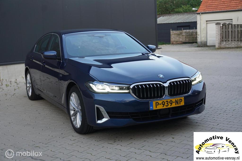 BMW 520e Luxury Line |Phev 50 km stroom | bomvolle auto!, Auto's, Automaat, 1998 cc, Achterwielaandrijving, Gebruikt
