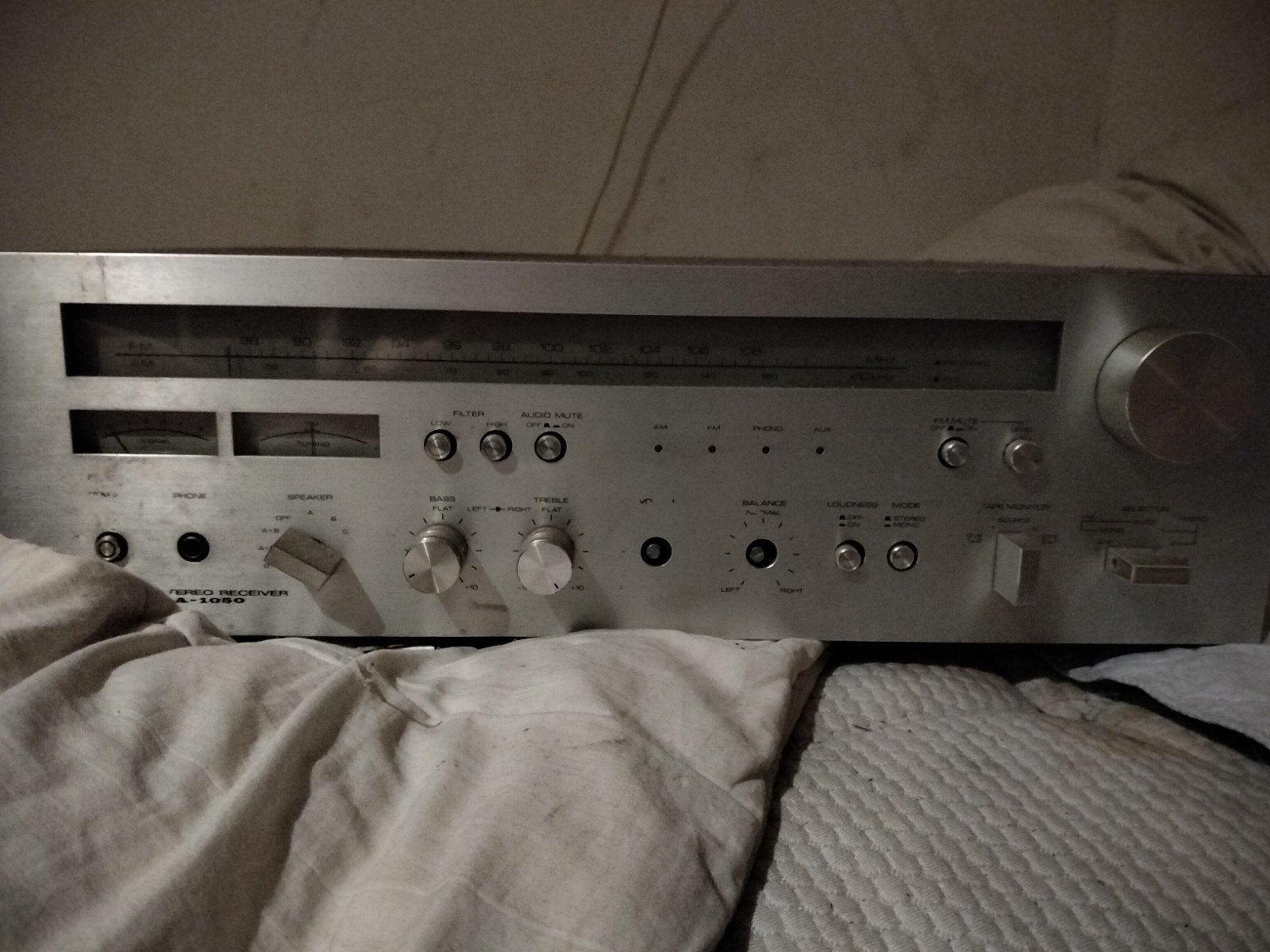 Akai AA-1050 Versterker - Vintage Stereo Receiver, Gebruikt, 120 watt of meer, Stereo, Ophalen