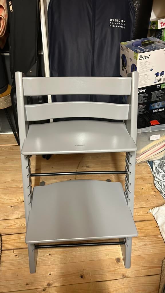 Stokke trip trap stoel, Kinderen en Baby's, Kinderstoelen, Ophalen, Gebruikt, Meegroeistoel, Aanschuifbaar