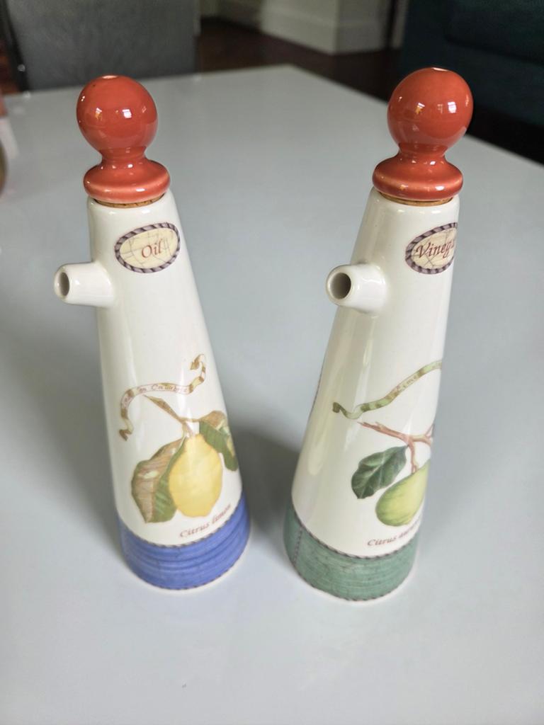 Wedgwood Sarah's Garden Olie & Azijnstel - Vintage 1997, Ophalen of Verzenden