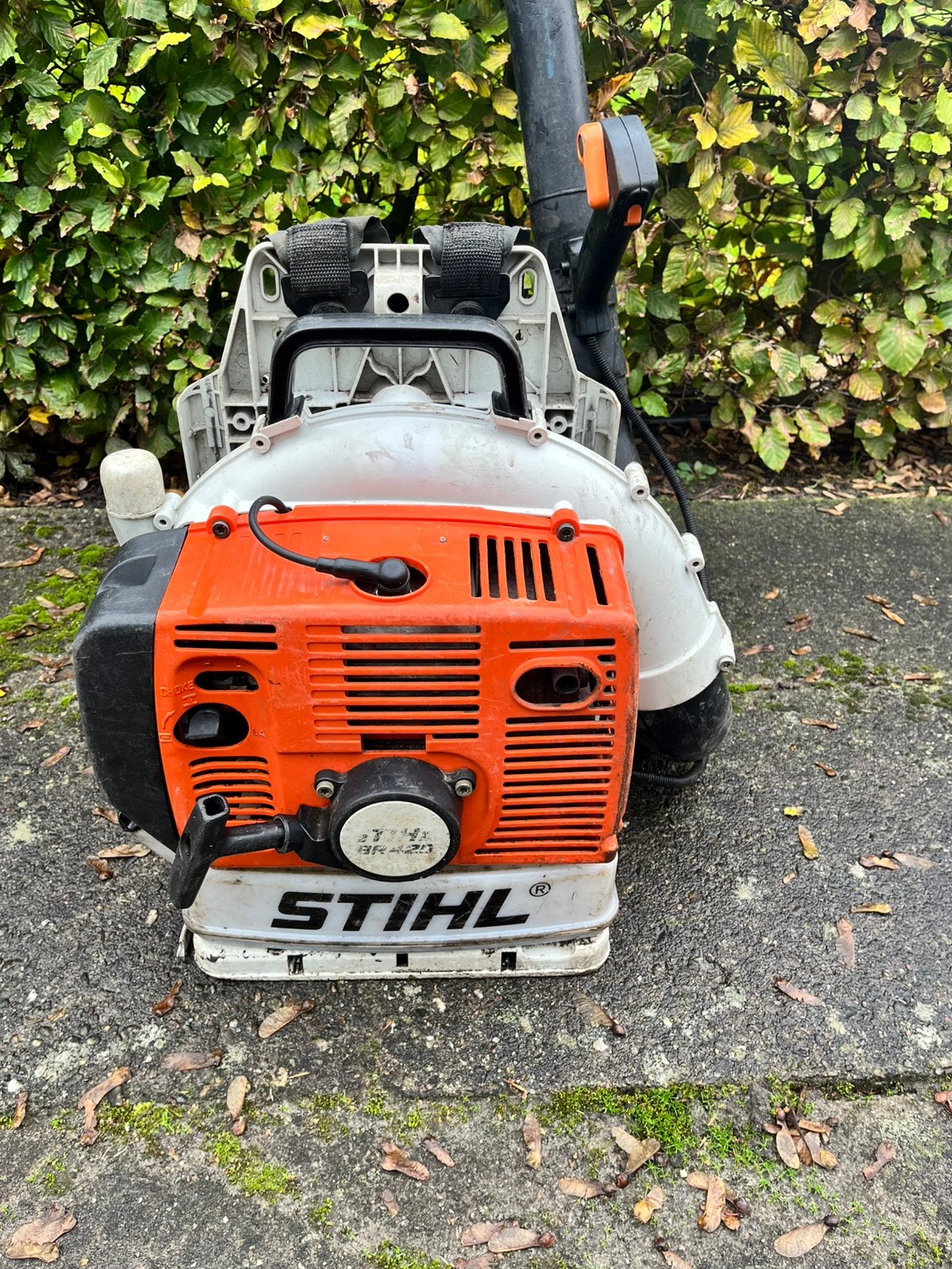 Mooie Stihl BR420 bladblazer ruggedragen, Ophalen of Verzenden, Gebruikt, Benzine