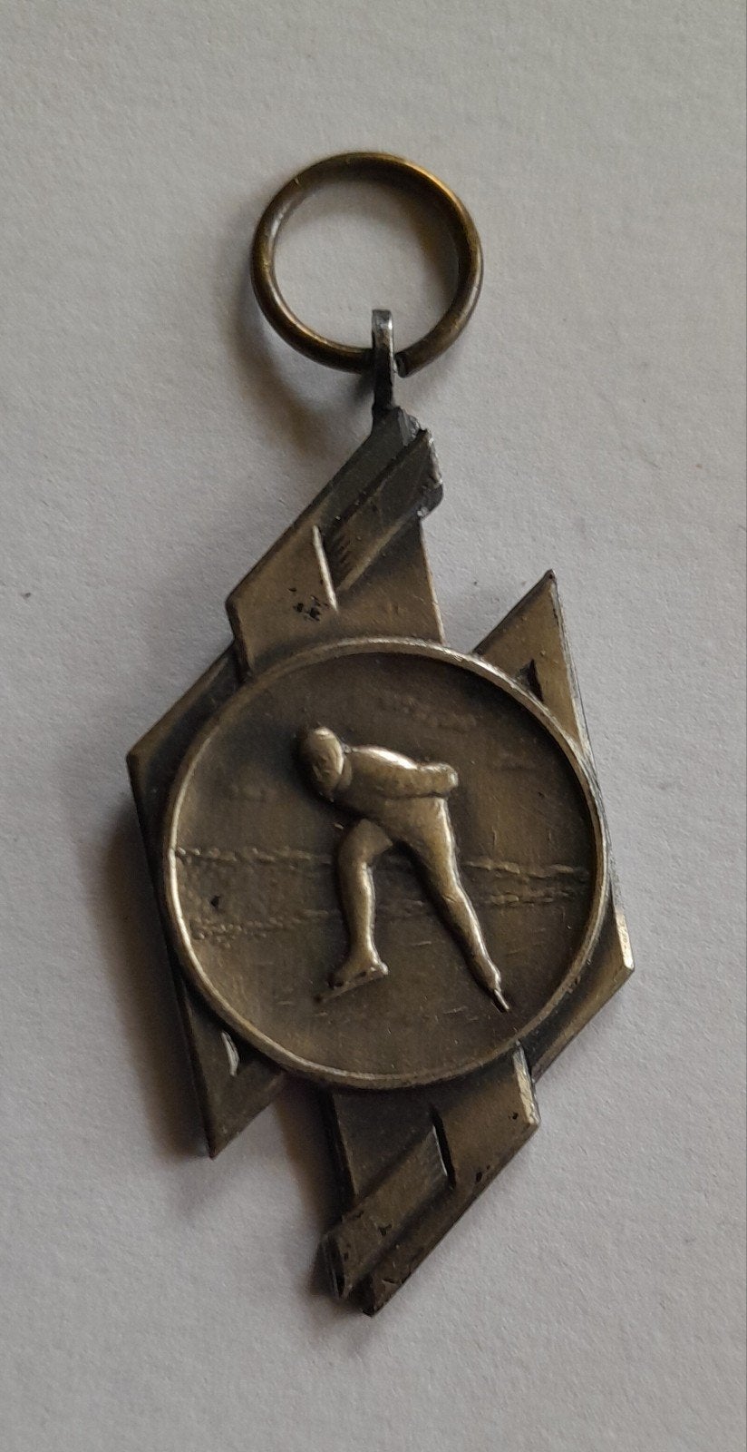 Medaille schaatsen IJsselmeer Lemmer-Urk 6-2-1963, Postzegels en Munten, Ophalen of Verzenden, Overige materialen, Nederland
