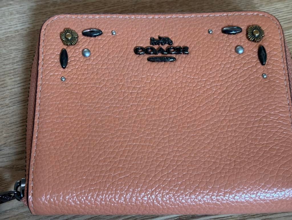 COACH NEW YORK portemonnee zgan, Sieraden, Tassen en Uiterlijk, Portemonnees, Ophalen of Verzenden, Zo goed als nieuw, Leer